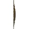 Ekena Millwork Orleans Ceiling Medallion (Fits Canopies up to 8 1/4"), 38 3/8"OD x 6 5/8"ID x 2 7/8"P, Brass CM38OLBRS - alternate 2